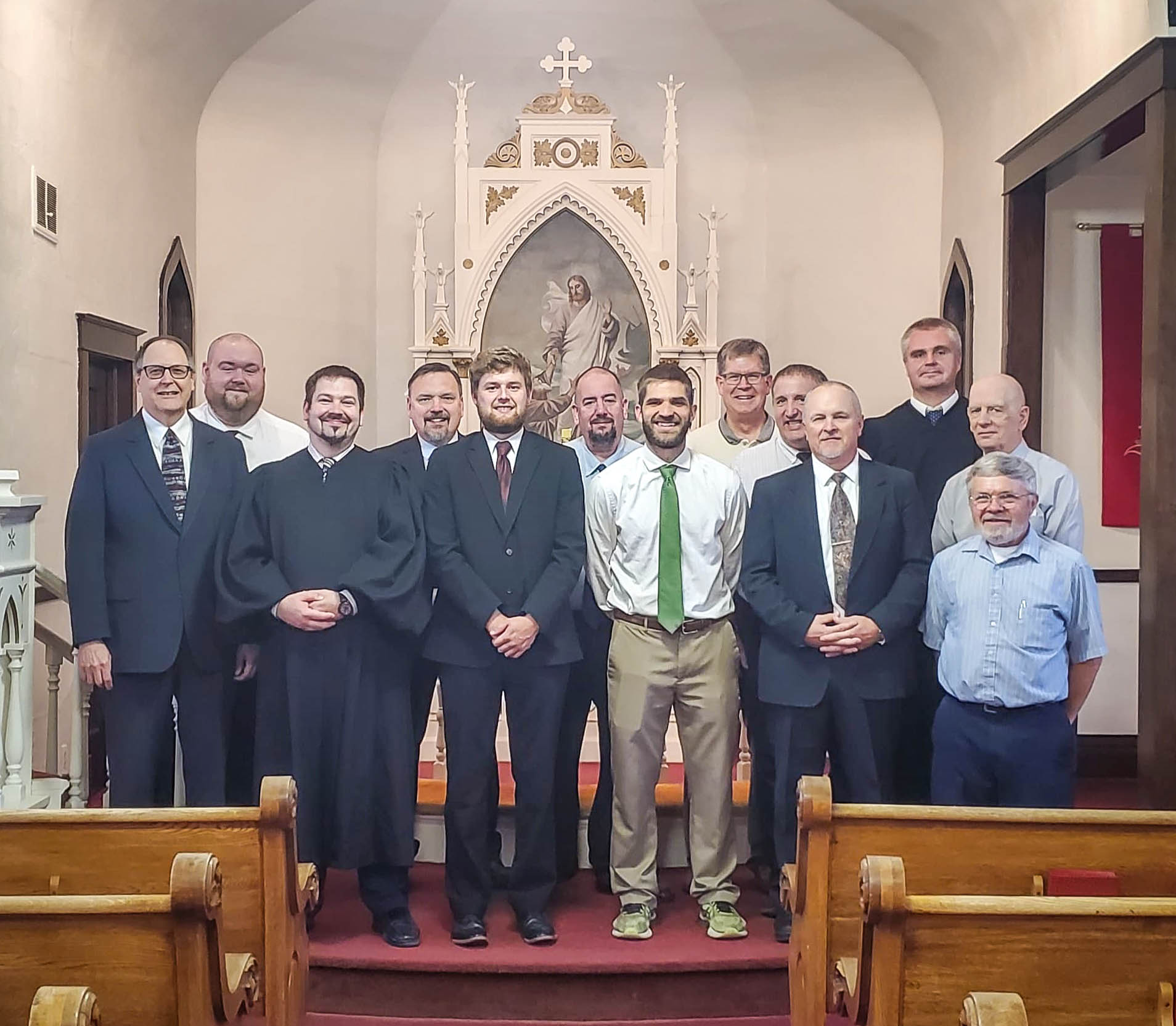 Attendees of the West Central Pastoral Conference, September 13-15, Prince of Peace Lutheran Church, Hecla, South Dakota.