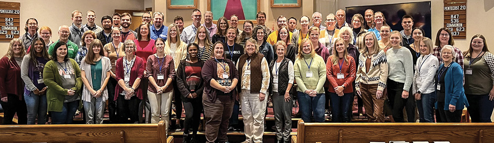 Attendees at the CLC Teachers' Conference, held October 18-20, 2023 at Berea Lutheran Church in Inver Grove Heights, Minnesota.