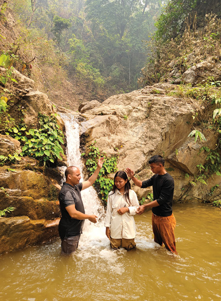 HCLCN pastors conduct a Baptism
