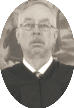 A man wearing a black robe and glasses stands in front of a painting.

AI generated content