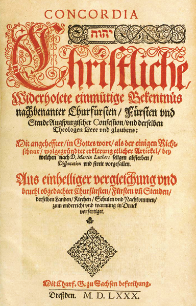 SECOND_DEVOTION_-_caption_-_Original_title_page_of_the_Book_of_Concord_1580